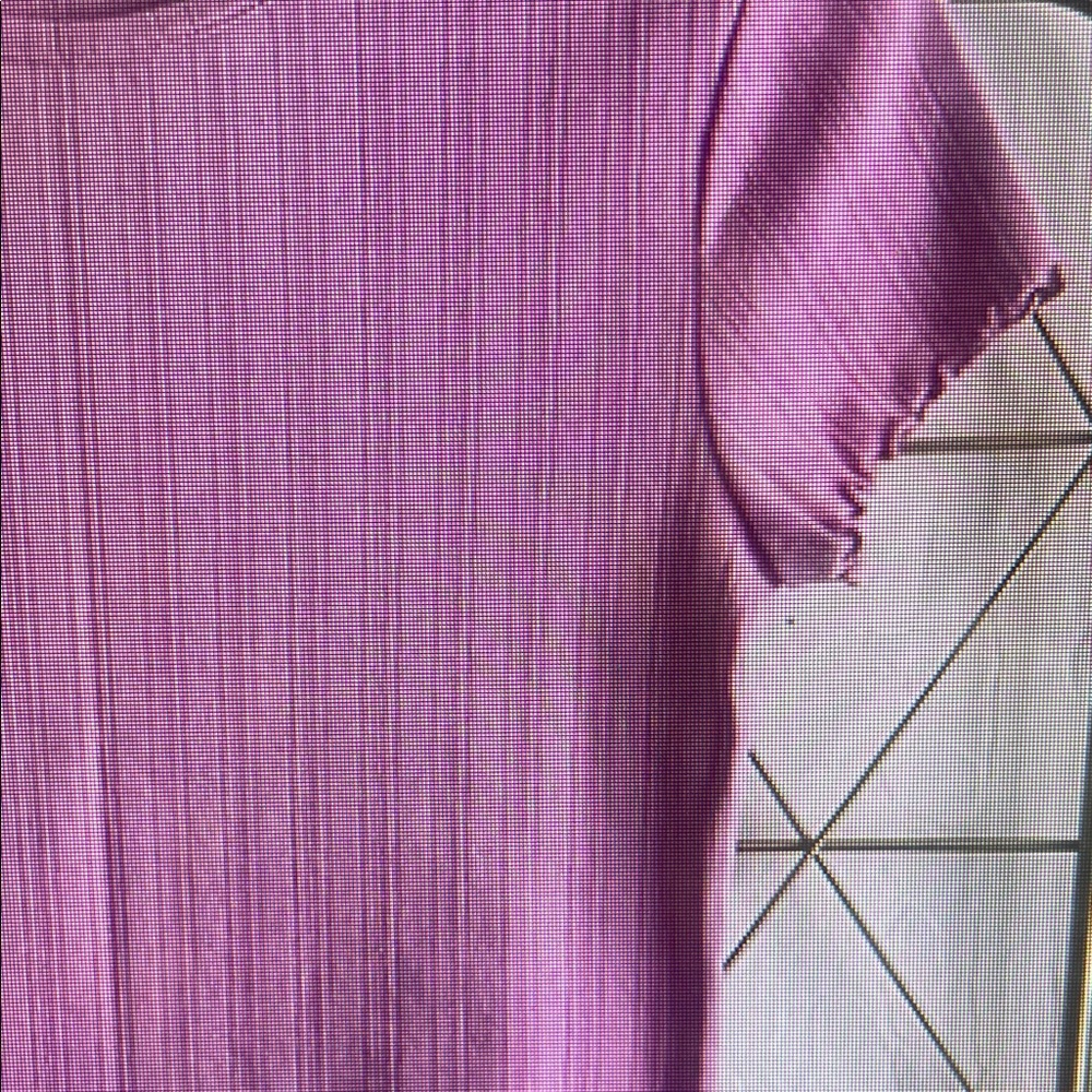 GAP Women's Light Purple Ribbed Top - Picture 3 of 6